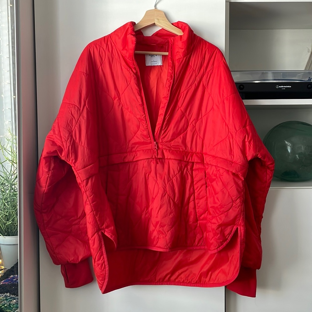 Puffer half zip